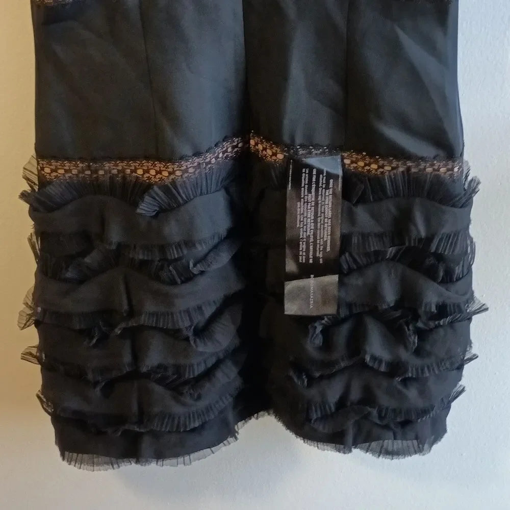 BCBG MaxAzria " Maile" Ruffle Mini Dress - Picture 9 of 11